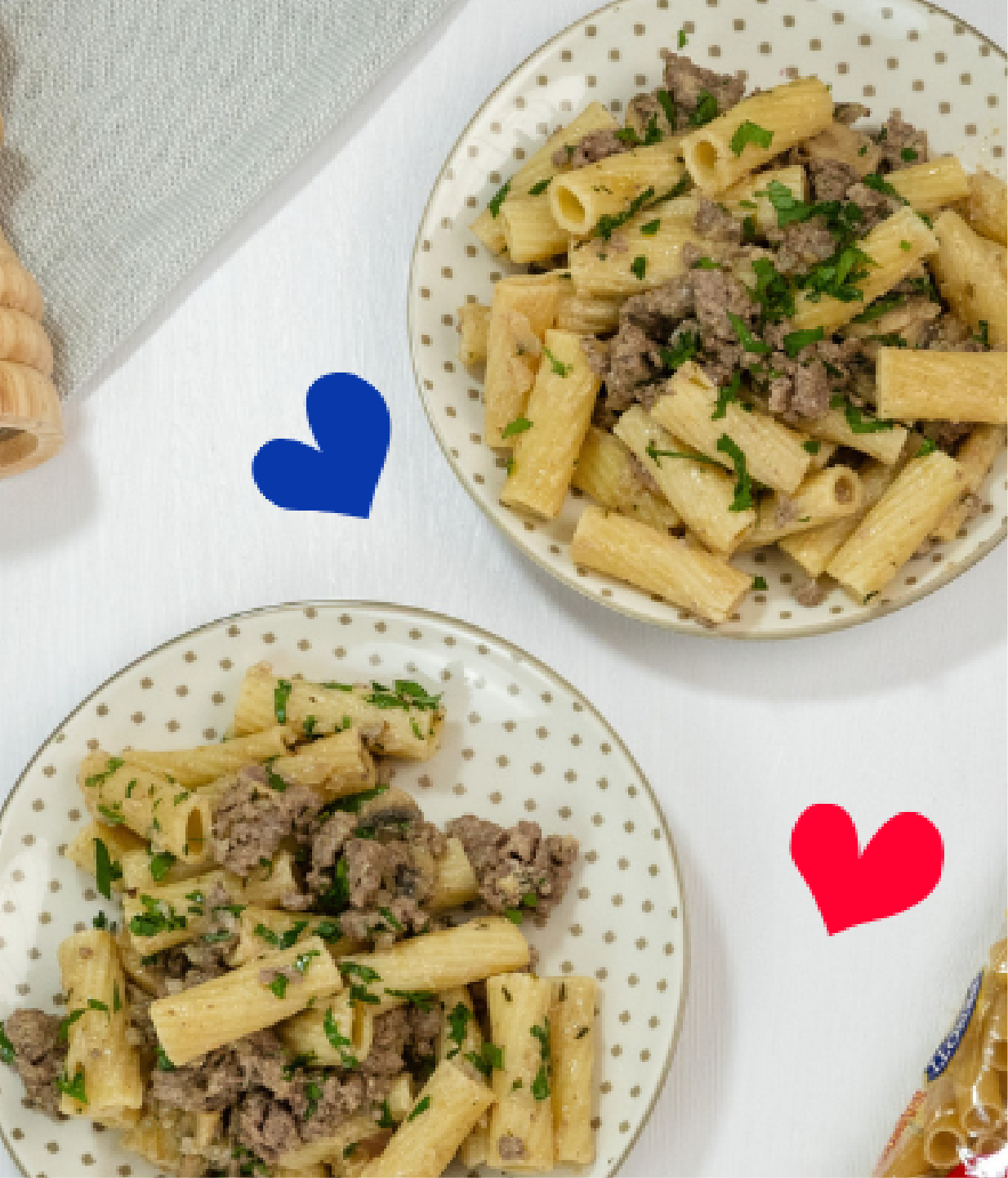 PASTA CON CHAMPIÑONES
